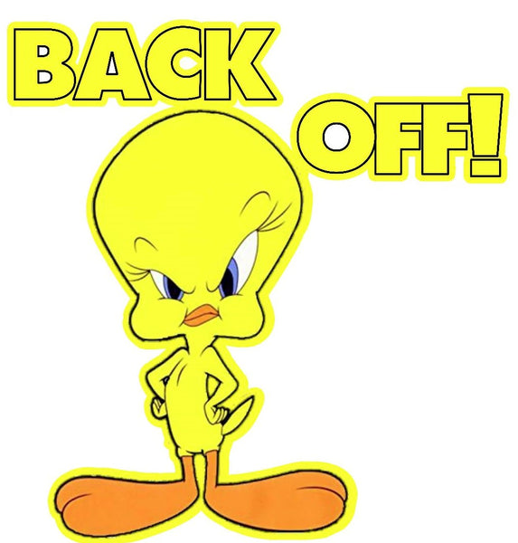 Back Off Decal Vinyl Sticker