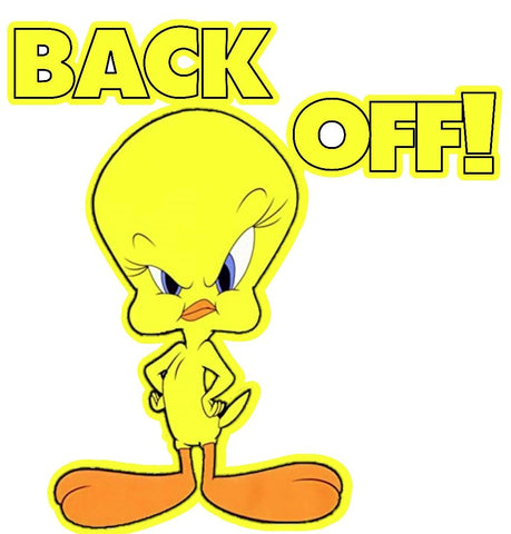 Back Off Decal Vinyl Sticker