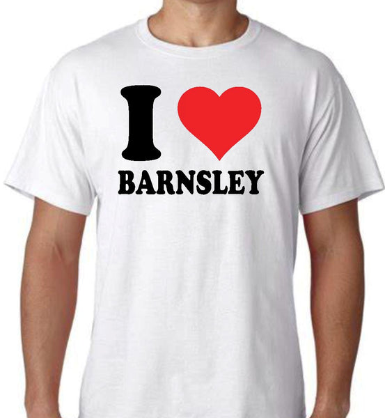 I Love "My Town" short sleeve T Shirt Personalise your own