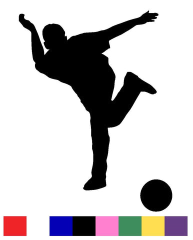 Bowling Silhouette Vinyl Decal Sticker