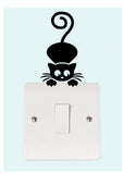 Cat Light Switch Collection Decal Sticker