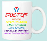 Key Worker Rainbow colours Mug