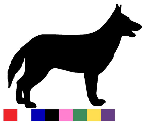 German Shepherd Silhouette Decal Vinyl Sticker