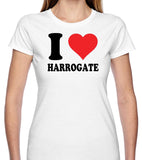 Ladies I Love "My Town" Short Sleeve T Shirt Personalise your own