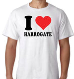 I Love "My Town" short sleeve T Shirt Personalise your own