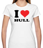 Ladies I Love "My Town" Short Sleeve T Shirt Personalise your own