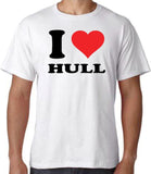 I Love "My Town" short sleeve T Shirt Personalise your own