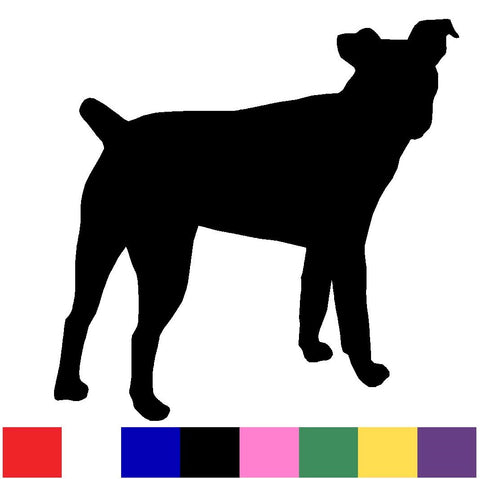 Jack Russell Silhouette Decal Vinyl Sticker