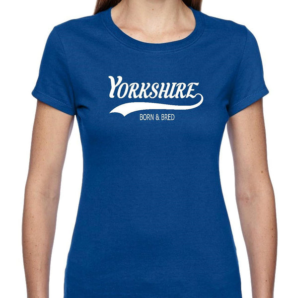 YORKSHIRE BORN AND BRED SHORT SLEEVE T SHIRT