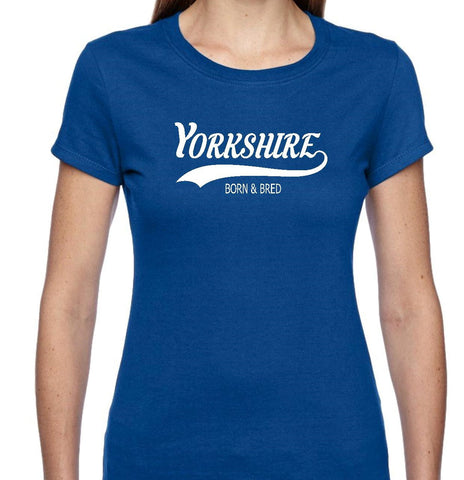 YORKSHIRE BORN AND BRED SHORT SLEEVE T SHIRT