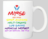 Key Worker Rainbow colours Mug