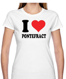 Ladies I Love "My Town" Short Sleeve T Shirt Personalise your own