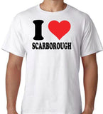 I Love "My Town" short sleeve T Shirt Personalise your own