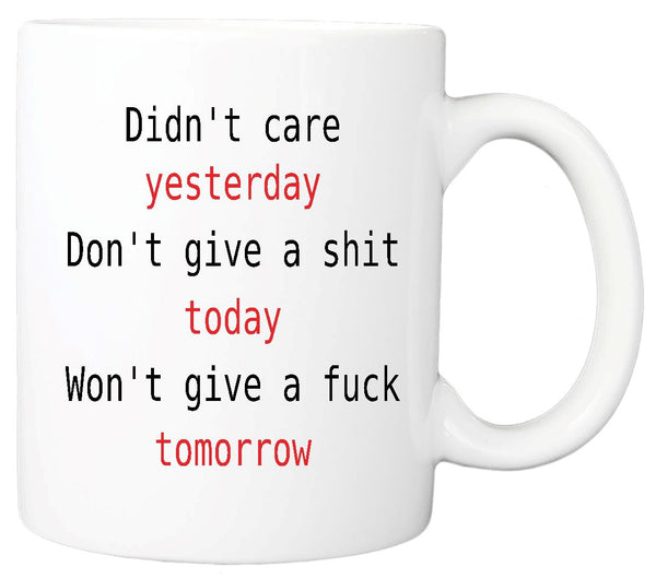 Don't Care - Mug