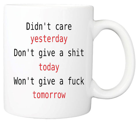 Don't Care - Mug