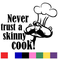 Skinny Cook Decal Vinyl Sticker