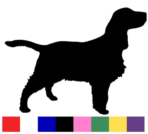 Springer Spaniel Silhouette Decal Vinyl Sticker