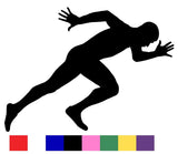 Running Silhouette Vinyl Decal Sticker