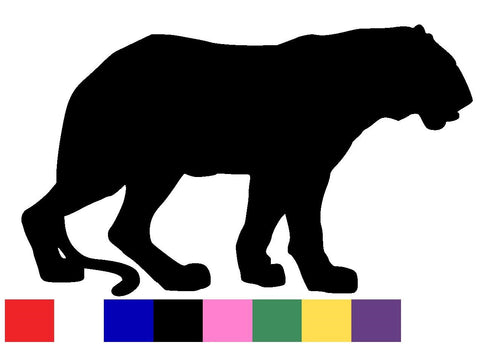 Tiger Silhouette Decal Vinyl Sticker