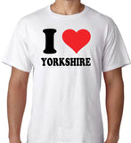 I Love "My Town" short sleeve T Shirt Personalise your own