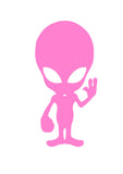 Alien Silhouette Decal Vinyl Sticker
