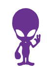 Alien Silhouette Decal Vinyl Sticker