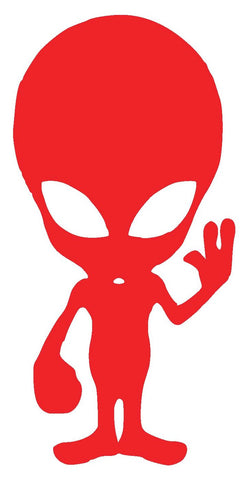 Alien Silhouette Decal Vinyl Sticker