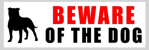 Beware of Dog - Dog inside Property Sticker
