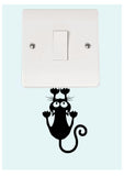 Cat Light Switch Collection Decal Sticker