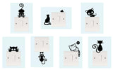 Cat Light Switch Collection Decal Sticker