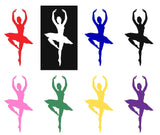 Ballerina Silhouette Decal Vinyl Sticker