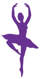 Ballerina Silhouette Decal Vinyl Sticker