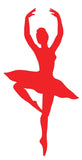 Ballerina Silhouette Decal Vinyl Sticker