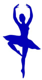 Ballerina Silhouette Decal Vinyl Sticker