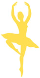 Ballerina Silhouette Decal Vinyl Sticker
