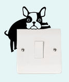 Dog Light Switch Collection Decal Sticker