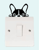 Dog Light Switch Collection Decal Sticker