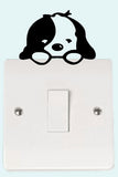 Dog Light Switch Collection Decal Sticker