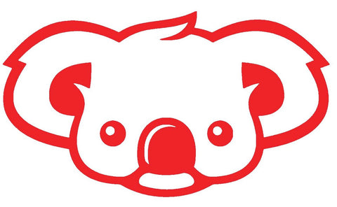 Koala Face Silhouette Decal Vinyl Sticker
