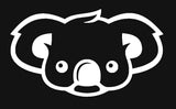 Koala Face Silhouette Decal Vinyl Sticker
