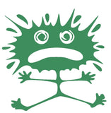 Paint Splatter Man Silhouette Decal Vinyl Sticker
