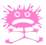 Paint Splatter Man Silhouette Decal Vinyl Sticker