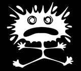 Paint Splatter Man Silhouette Decal Vinyl Sticker