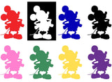 Mouse Silhouette Decal Vinyl Sticker