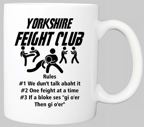 YORKSHIRE FEIGHT CLUB MUG