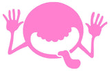 Monster Face Silhouette Decal Vinyl Sticker