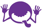 Monster Face Silhouette Decal Vinyl Sticker