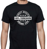 100 percent Yorkshire T Shirt Short Sleeve