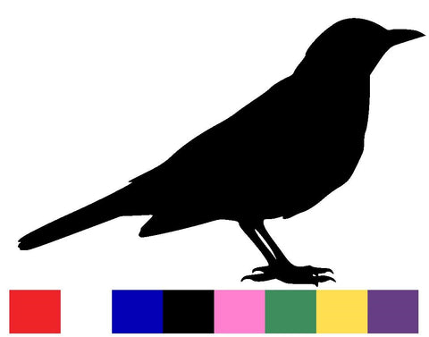 Blackbird Silhouette Decal Vinyl Sticker