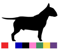 Bull Terrier Silhouette Decal Vinyl Sticker